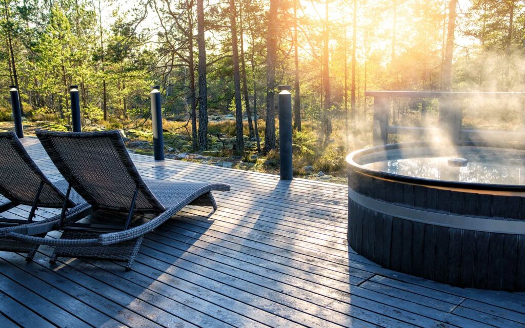 Rustic Charm hot tubs