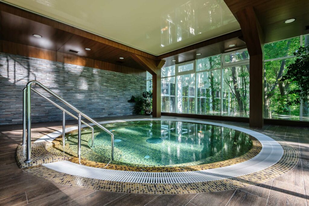 Traditional Elegance for a hot tub