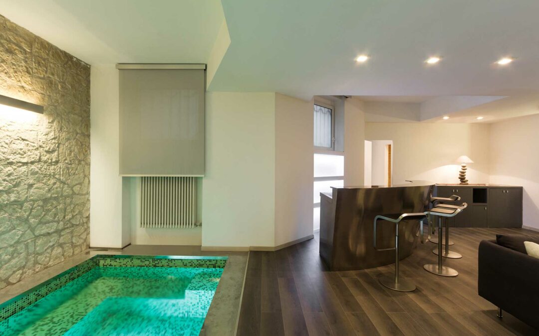 Can I install a hot tub indoors?